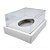 Caixa Ovo de Colher - Meio Ovo de 250g - 20cm x 15,5cm x 10cm - Branco - 5 unidades - Assk - Rizzo - Imagem 1