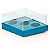 Caixa Ovo de Colher Triplo - Meio Ovo de 50g a 80g - Azul - 20,5 x 17 x 8,5 cm - 5 un - Assk Rizzo Confeitaria - Imagem 1
