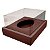 Caixa Ovo de Colher - Meio Ovo de 250g - 20cm x 15,5cm x 10cm - Marrom - 5 Unidades - Assk - Rizzo - Imagem 1