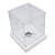 Caixa Ovo Em Pé de 250g a 350g - 15x15x18,5cm - Branco - 5 unidades - ASSK - Rizzo - Imagem 1