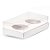 Caixa Ovo de Colher - Dois Meio Ovo de 100g a 150g - 20cm x 13cm x 8,8cm - Branca - 5 unidades - Assk - Rizzo - Imagem 1