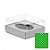Caixa Ovo de Colher - Meio Ovo de 250g - 15cm x 13cm x 6,5cm - Verde Com Bolinhas - 5 Unidades - Assk - Rizzo - Imagem 1