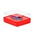 Caixa para Meio Ovo de 250g - 15x13x6,5cm - Vermelha - 5 unidades - ASSK - Rizzo - Imagem 1