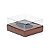 Caixa Ovo de Colher - Meio Ovo de 100g - 15cm x 13cm x 6,5cm - Marrom - 5unidades - Assk - Rizzo - Imagem 1