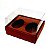 Caixa Ovo de Colher Duplo - Meio Ovo de 50g - 10cm x 10cm x 4cm - Marrom - 5unidades - Assk - Páscoa Rizzo Embalagens - Imagem 1