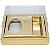 Caixa para Meio Ovo de 150g e 3 Bombons - 20x15,5x10cm - Ouro - 5 unidades - ASSK - Rizzo - Imagem 1