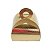 Caixa Bem Casado Ouro Texturizado - 6,5x6,5x5,5cm - 12 unidades - Assk -  Confeitaria - Imagem 1