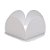 Forminha para Doces 4 Pétalas (3,5cm x 3,5cm x 2,5cm) Branca 50 unidades Assk Rizzo Embalagens - Imagem 1