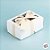 Caixa 2 Doces com Visor S1 (6cm x 9cm x 4cm) Branca  - 10 unidades - Assk - Rizzo - Imagem 3