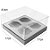 Caixa Cupcake com Tampa Transparente 4 Cavidades (17cm x 17cm x 8,5cm) Branca 10 unidades Assk Rizzo Confeitaria - Imagem 2