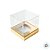 Caixa Mini Bolo G (8cm x 8cm x 8cm) Dourada - 10 unidades - Assk - Rizzo - Imagem 2