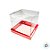Caixa para Panetone 250g (12x12cm) Vermelho - 5 unidades - Assk - Rizzo - Imagem 2