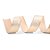 Fita Aramada Tela - Ouro com Glitter - 6,3cm x 9,14m - 1 unidade - Cromus - Rizzo - Imagem 1