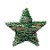 Enfeite Decorativo de Natal - Estrela de Rattan - 25cm - 1 unidade - Cromus - Rizzo - Imagem 1