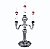 Candelabro Branco Noite do Terror - Festa Halloween - 1 unidade - Cromus - Rizzo - Imagem 1