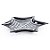 Bandeja Decorativa de Cerâmica - Teia de Aranha - 25cm - 1 unidade - Cromus - Rizzo - Imagem 1