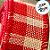 Fita Aramada Xadrez - Bege/Vermelho - 3,8cmx9,14m - 1 unidade - Cromus - Rizzo - Imagem 3