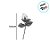 Flor Decorativa Artificial - Rosa Branca - 10,5cm - 1 unidade - Cromus - Rizzo - Imagem 2