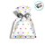Saco Adesivado Decorado com Aba - Dots Colors - 100 unidades - Cromus - Rizzo - Imagem 3