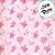 Papel Chumbo 8x7,8cm - Floreio Rosa - 300 unidades - Cromus - Rizzo - Imagem 3