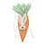 Bolsinha Cone de Cenoura Coelho de Páscoa - 23cm - 1 unidade - Cromus - Rizzo - Imagem 1