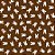 Folha para Ovos de Páscoa Metalizado Coelhinhos Marrom 69x89cm  - 25 unidades - Cromus - Rizzo - Imagem 1