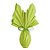 Folha para Ovos de Páscoa Double Face Acetinado Verde/Verde 69x89cm  - 25 unidades - Cromus - Rizzo - Imagem 1