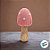 Cogumelo Decorativo - 16cm - Bege/Rosa  - 1 unidade - Cromus - Rizzo - Imagem 3