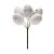 Pick Decorativo Ovos de Codorna de Páscoa Cinza - 8cm - 1 unidade - Cromus - Rizzo - Imagem 1