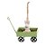Enfeite para Pendurar Carrinhos de Mão de Páscoa Verde - 8x6x4cm - 1 unidade - Cromus - Rizzo - Imagem 1