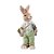 Coelho com Pá e Bolsa de Cenouras Decorativo - 1 unidade - Cromus - Rizzo - Imagem 1