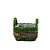 Cesta Quadrada de Musgo Verde/Marrom - 22cm - 1 unidade - Cromus - Rizzo - Imagem 1
