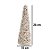 Enfeite Decorativo de Natal - Topiaria de Juta - Natural/Branco - 28cm - 1 unidade - Cromus - Rizzo - Imagem 2
