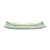 Prato Retangular Decorativo de Madeira - Verde/Ouro - 34cm - 1 unidade - Cromus - Rizzo - Imagem 1