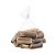 Saco com Mini Troncos Decorativos - Nude - 6cm - 1 unidade - Cromus - Rizzo - Imagem 1