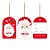 Tag Decorativa de Natal - Polo Norte - 5x8cm - 12 unidades - Cromus - Rizzo - Imagem 1