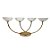 Castiçal Decorativo de Natal - Dourado - 36cm - 1 unidade - Cromus - Rizzo - Imagem 1