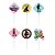 Pick Decorativo - Skate - 12 unidades - Cromus - Rizzo - Imagem 1