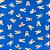 Folha para Ovos de Páscoa Metalizado Coelhinhos Azul 69x89cm - 5 unidades - Cromus - Rizzo - Imagem 1