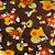 Folha para Ovos de Páscoa Metalizado Os 3 Coelhinhos Marrom 69x89cm - 5 unidades - Cromus - Rizzo - Imagem 1