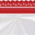 Saco Transparente Bordado Inglês Vermelho - 45x59cm - 25 unidades - Cromus - Rizzo - Imagem 1