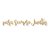 Faixa Decorativa "Para Sempre Juntos" Glitter Dourado - 1 unidade - Cromus - Rizzo - Imagem 1