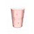 Copo de Papel Romantico Rose Gold 240ml - 8 unidades - Cromus - Rizzo - Imagem 1