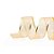 Fita Aramada Ouro 6,3cm x 9,14m  - 1 unidade - Cromus - Rizzo - Imagem 1