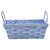 Cesta de Bambu Retangular - Azul - 1 unidade - Cromus Páscoa - Rizzo - Imagem 1