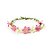 Tiara Coroa de Violetas Pink e Branco - 1 unidade - Cromus - Rizzo - Imagem 1