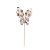 Pick de Páscoa Orelhas Florais - Branco Pastel - 1 unidade - Cromus - - Imagem 1