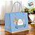 Sacola Premium Para Caixa Meio Ovo de 250g a 350g - Cordeirinho - 30x26x14cm - 1 unidade - Cromus - Rizzo - Imagem 3