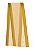 Fita Voal com Cetim Progresso 22mm nº5 - 10m Cor 228 Ouro - 01 unidade - Imagem 1