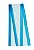 Fita de Voal com Cetim ZC005 22mm Cor 213 Azul Turquesa - 10 metros - Progresso - Rizzo Embalagens - Imagem 1